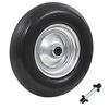 vidaXL Rueda de carretilla con eje macizo PU 4.00-8 390 mm