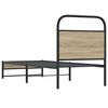 vidaXL Estructura cama sin colch&oacute;n 75x190 cm madera contrachapada