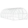 vidaXL Gallinero Plateado 600 x 300 x 200 cm Acero Galvanizado