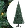 vidaXL Árbol de Navidad Artificial Pre-iluminado con Juego de Bolas