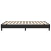 vidaXL Estructura de cama sin colch&oacute;n terciopelo negro 160x210 cm