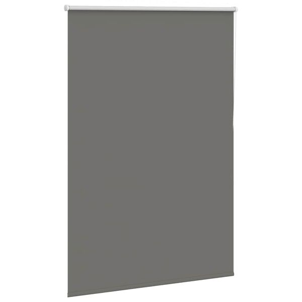 vidaXL Estor Enrollable Opaco gris 90x130 cm Tela Ancho 85,7 cm