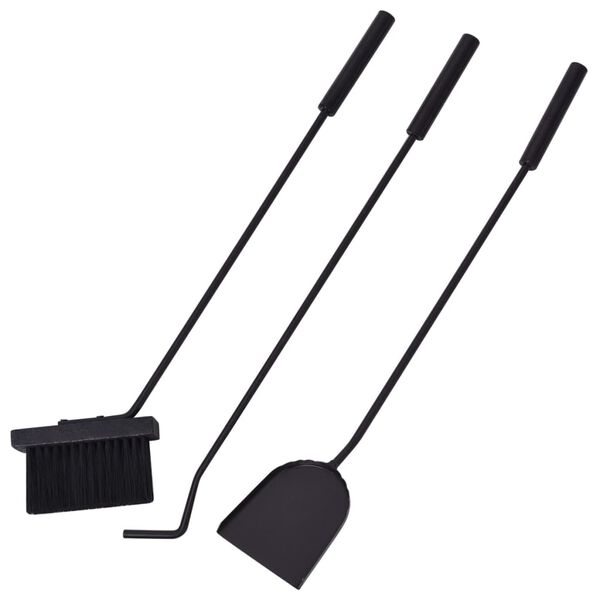 vidaXL Le&ntilde;ero de hierro 35x30x81 cm