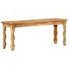 vidaXL Banco de madera maciza reciclada 110x35x45 cm