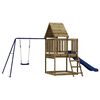 vidaXL Parque infantil de exterior madera de pino impregnada