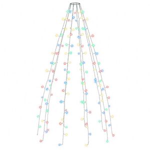 vidaXL Red de luces de &aacute;rbol de Navidad 150 LEDs de colores 150 cm