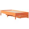 vidaXL Estructura de cama sin colch&oacute;n madera de pino marr&oacute;n 90x200 cm