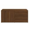 vidaXL Mueble de TV madera contrachapada roble marrón 80x34x36 cm
