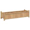 vidaXL Jardinera de bamb&uacute; 100x30x25 cm