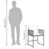 vidaXL Set de comedor de jard&iacute;n 11 pzas y cojines rat&aacute;n sint&eacute;tico gris