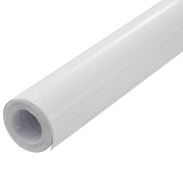 vidaXL L&aacute;minas 4D para coche 2 uds blanco 100x150 cm+50x150 cm