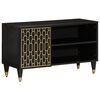 vidaXL Mueble de TV madera maciza de mango 80x31,5x46 cm