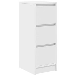vidaXL Aparador blanco 29,5x34x76 cm madera de ingenier&iacute;a