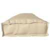 vidaXL Juego de cojines de paleta 2 pcs Beige 200 x 40 x 8 cm