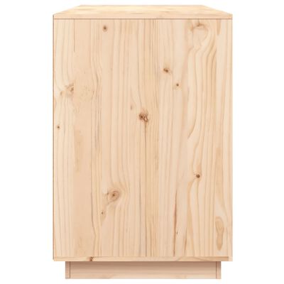 vidaXL Escritorio de madera maciza de pino 140x50x75 cm