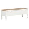 vidaXL Mueble para TV de madera blanco 100x35x35 cm