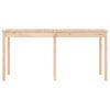 vidaXL Mesa de jardín madera maciza de pino 159,5x82,5x76 cm