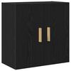 vidaXL Mueble de pared Montaje en la pared Roble Negro 60 x 30 x 60 cm