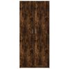 vidaXL Armario madera contrachapada color roble ahumado 80x52x180 cm
