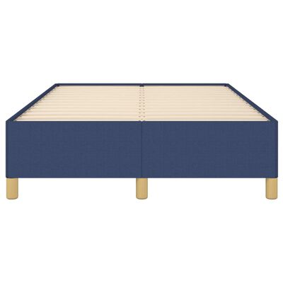 vidaXL Estructura de cama de tela azul 120x200 cm