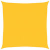 vidaXL Toldo de vela cuadrado HDPE amarillo 160 g/m&sup2; 7x7 m