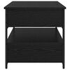 vidaXL Mesa de Caf&eacute; Roble Negro 70 x 50 x 54.5 cm Madera de ingenier&iacute;a