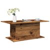vidaXL Mesa de centro madera ingenier&iacute;a envejecida 102x55,5x40 cm
