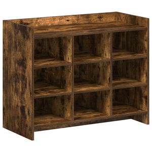 vidaXL Armario Zapatero Roble Ahumado 85 x 39,5 x 70 cm