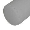 vidaXL Cojines Bolster 2 pcs Gris Nube Ø 25 x 70 cm tela