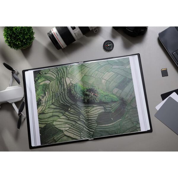 rillstab Libro portafolios A4 40 bolsillos negro