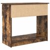 vidaXL Mesa consola con cajones roble ahumado 85,5x38,5x74,5 cm