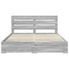 vidaXL Estructura de cama con caj&oacute;n Gris Sonoma 200 x 200 cm