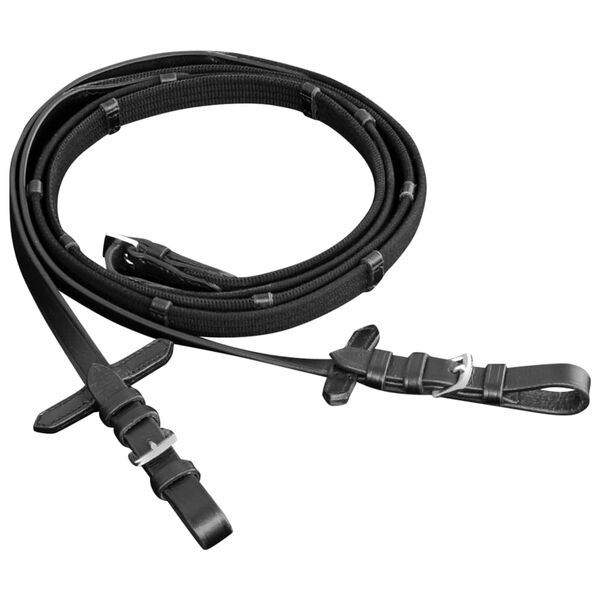 Brida Flash de Cuero Negro con Riendas y Bocado (Poni)