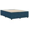 vidaXL Estructura de cama de terciopelo azul 140x190 cm