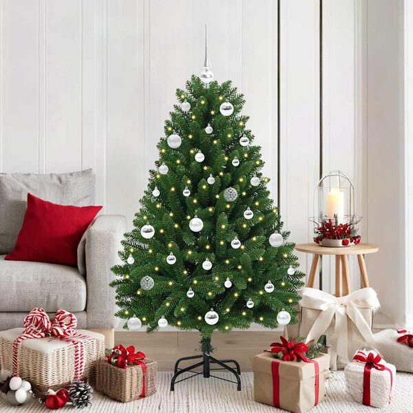 vidaXL &Aacute;rbol de Navidad artificial Verde 150 cm PVC y Metal