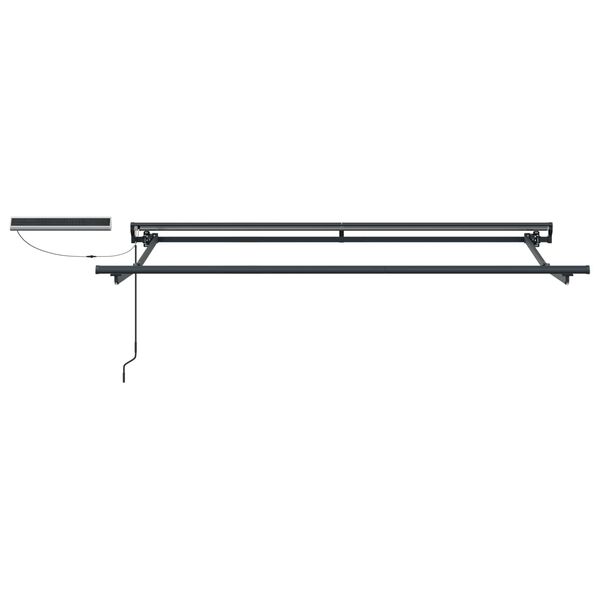 vidaXL Toldo Retr&aacute;ctil El&eacute;ctrico Azul y Blanco 2,5 x 2 m