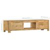 vidaXL Mueble para TV de madera maciza de mango 140x30x32 cm