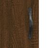 vidaXL Aparador de madera de ingenier&iacute;a marr&oacute;n roble 69,5x34x90 cm