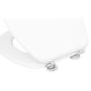 CORNAT Tapa y asiento de inodoro BERN MDF blanco