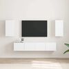 vidaXL Mueble de TV Montado en la Pared 2 pcs 30 x 31 x 60 cm