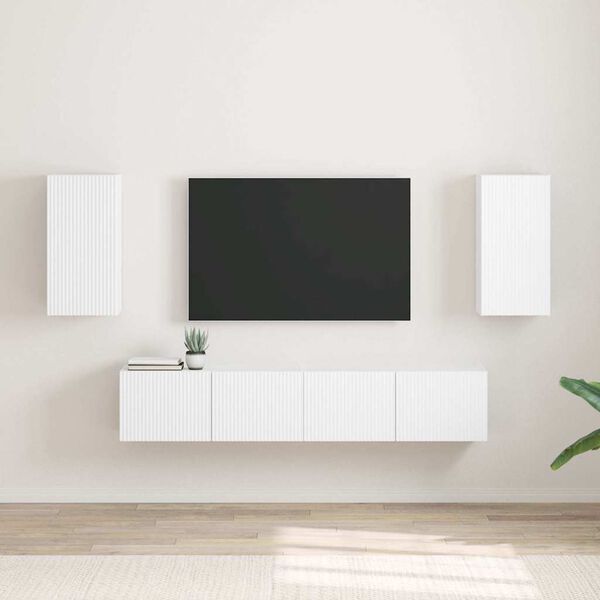vidaXL Mueble de TV Montado en la Pared 2 pcs 30 x 31 x 60 cm