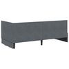 vidaXL Estructura de cama en esquina Gris oscuro 90 cm x 190 cm