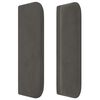 vidaXL Cabecero de terciopelo gris oscuro 103x16x78/88 cm