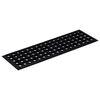 vidaXL Alfombrillas de escalera de goma 10 uds goma 25x75 cm
