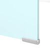 vidaXL Mueble TV/Elevador de monitor cristal verde 120x30x13 cm