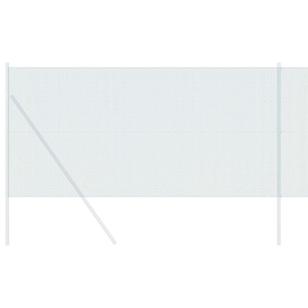 vidaXL Cerca Hexagonal Verde 1,4 x 10 m PVC