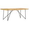 vidaXL Mesa de comedor de madera maciza de mango 180x90x76 cm