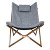 Bo-Camp Silla de relax Bloomsbury M gris