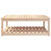 vidaXL Mesa de jardín madera maciza pino 121x82,5x45 cm