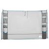 vidaXL Organizador de tienda colgante Gris y azul 320 x 182 cm oxford